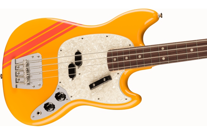 Chitară Bas Fender Vintera II '70s Competition Mustang Bass Rosewood Fingerboard Competition Orange