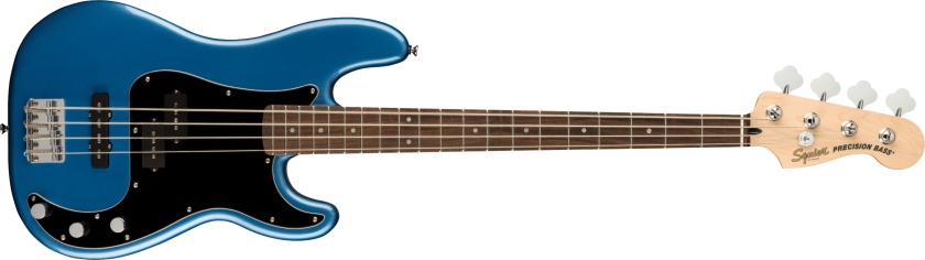 Fender Squier Affinity Series™ Precision Bass® PJ, Laurel Fingerboard, Black Pickguard, Lake Placid Blue