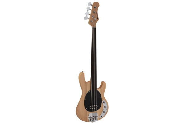 Dimavery MM-501 E-Bass, fretless, nature