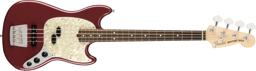 Fender American Performer Mustang Bass RW Aubergine