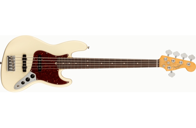 Chitară Bass Fender American Professional II Jazz Bass V - Olympic White