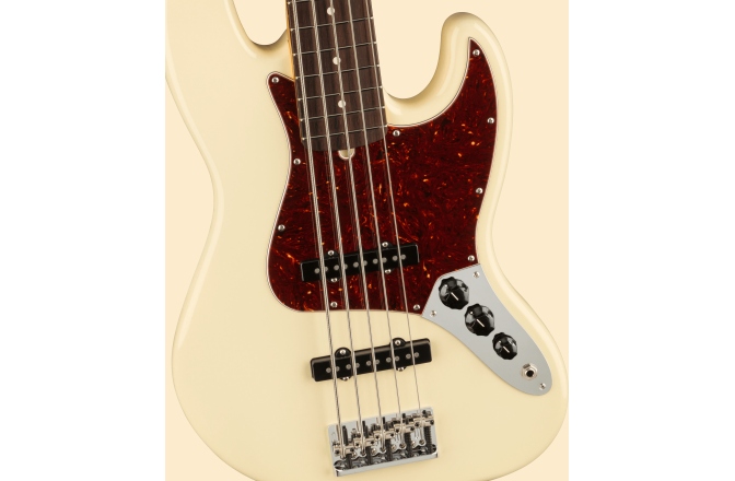 Chitară Bass Fender American Professional II Jazz Bass V - Olympic White