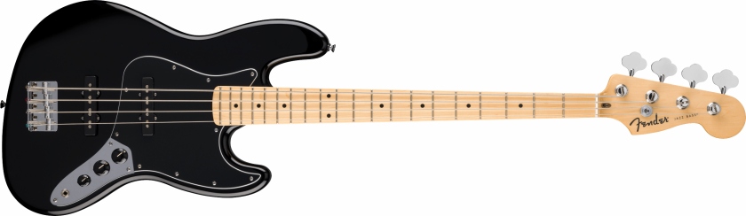 Fender Standard Jazz Bass MF Black Pickguard Black