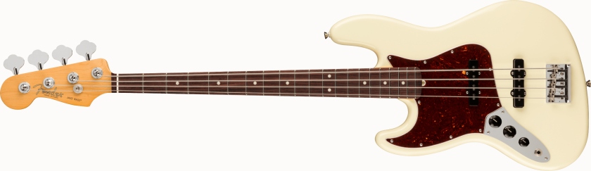 Fender American Professional II Jazz Bass Left-Hand Olympic White
