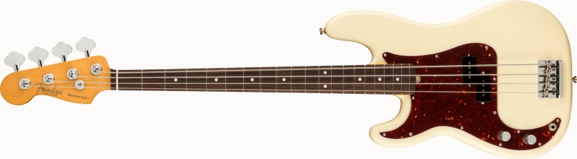 Fender American Professional II Precision Bass LH RW Olympic White