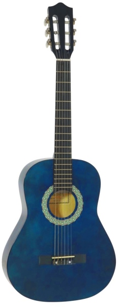 Dimavery AC-303 Classical Guitar 3/4, blue