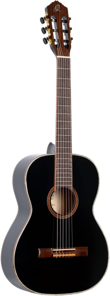 Ortega Classical Guitar Family Series 7/8 inclusive Gigbag - BK - Black