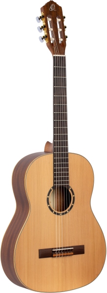 Ortega Classical Guitar Family Series Pro 4/4 inclusive Gigbag Slim Neck - NT - Natural Cedar