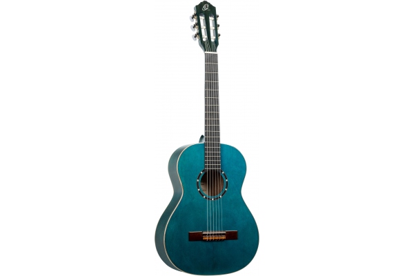 Ortega Family Series Nylon String Guitar 6 String 3/4 - Ocean Blue + Bag