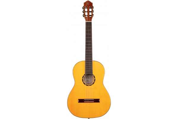 Ortega Family Series Pro Classical Guitar 6 String - Solid North American Spruce + Bag