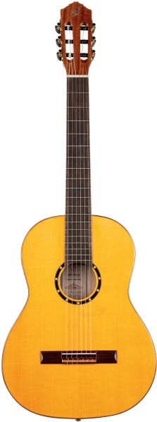 Ortega Family Series Pro Classical Guitar 6 String - Solid North American Spruce + Bag