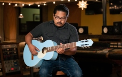 Chitară Clasică Ortega Gaucho Sky Blue + Bag