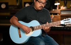 Chitară Clasică Ortega Gaucho Sky Blue + Bag