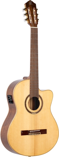 Ortega Performer Series Classical Guitar 4/4 Slim Neck - Natural + Bag