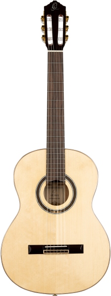 Ortega Performer Series Classical Guitar 6 String - Solid Alaskan Sitka Spruce + Bag