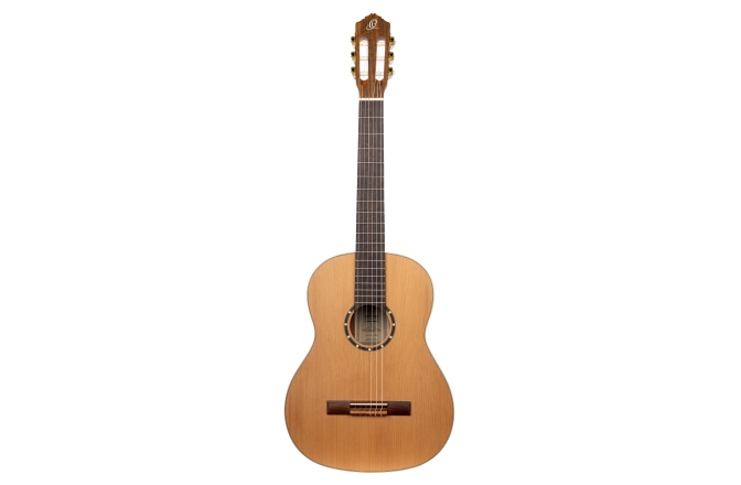 Chitară clasică stângaci Ortega Classical Guitar Family Series Pro 4/4 Lefthand - Natural Cedar + Bag