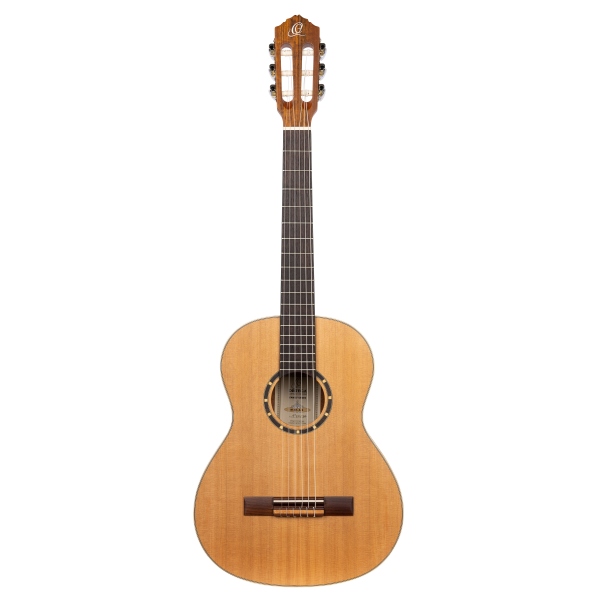 Ortega Concert Guitar Lefthand 3/4 Size - Natural Ceder + Bag