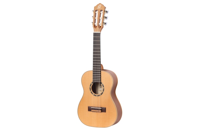 Chitară clasică stângaci Ortega Family Series Classical Guitar 1/4 Lefty - Natural Cedar + Bag