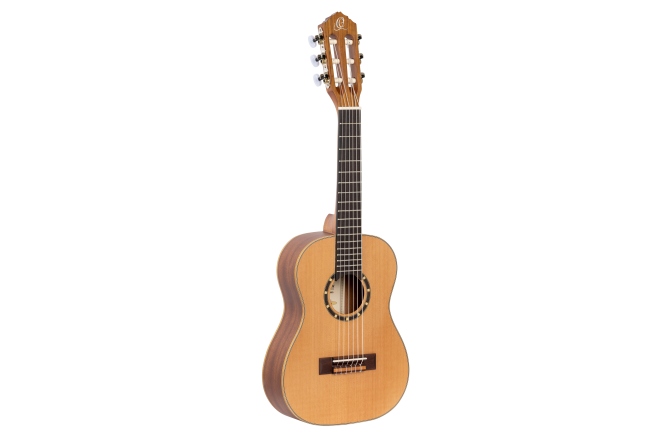 Chitară clasică stângaci Ortega Family Series Classical Guitar 1/4 Lefty - Natural Cedar + Bag