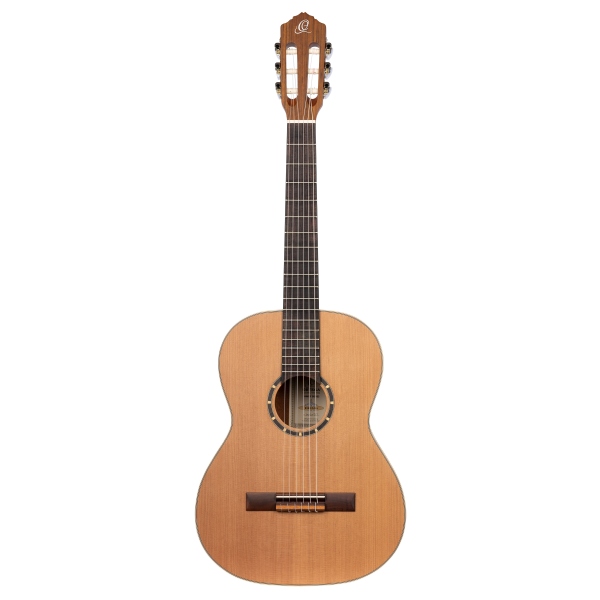 Ortega Family Series Classical Guitar 7/8 Lefty - Natural Cedar + Bag