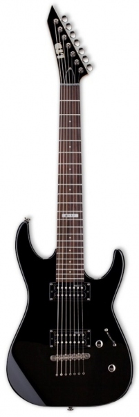 Chitara electrica cu 7 corzi ESP LTD M-17 BLK