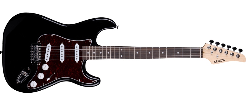 Arrow Tonecaster ST 111 Deep Black Rosewood/T-shell