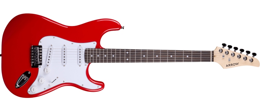 Arrow Tonecaster ST 111 Diamond Red Rosewood/White