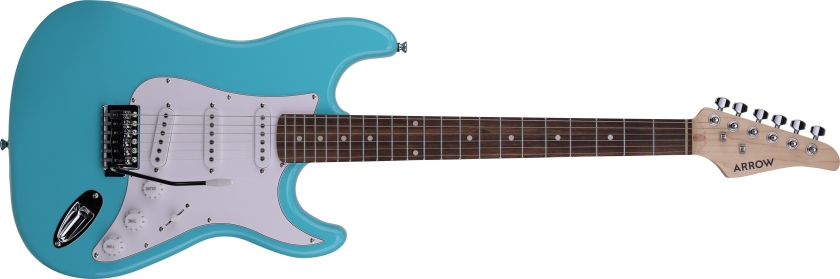 Arrow Tonecaster ST 111 Green Rosewood/White