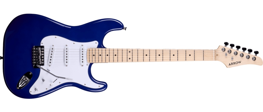 Arrow Tonecaster ST 111 Midnight Blue Maple/White