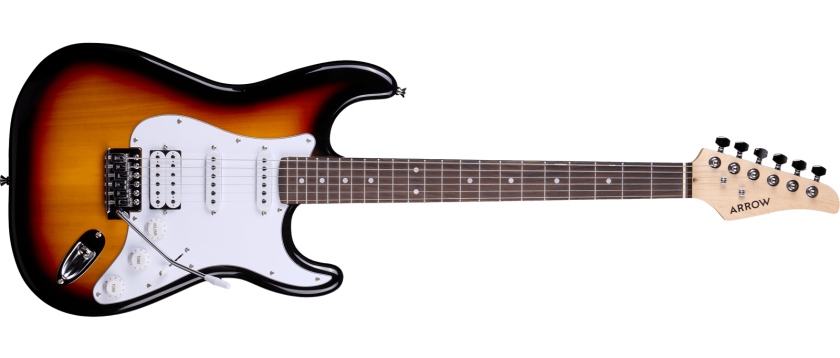 Arrow Tonecaster ST 211 Amburst Rosewood/White