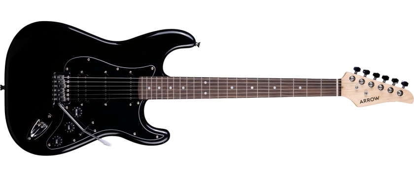 Arrow Tonecaster ST 211 Deep Black Rosewood/Black