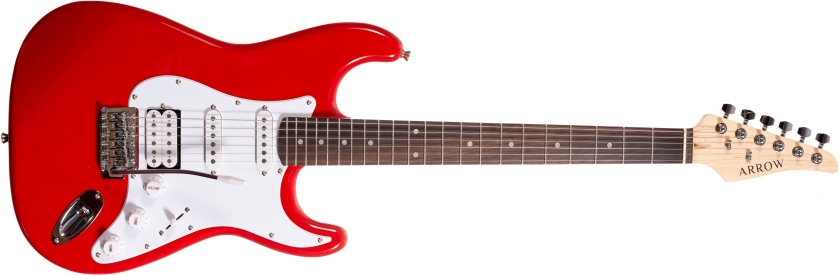 Arrow Tonecaster ST 211 Diamond Red Rosewood/White