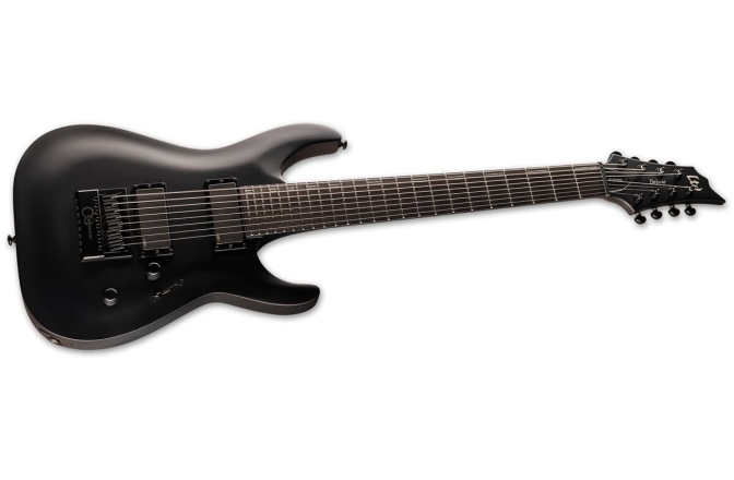 Chitară electrică cu 8 corzi LTD H-1008 Baritone Evertune BLKS