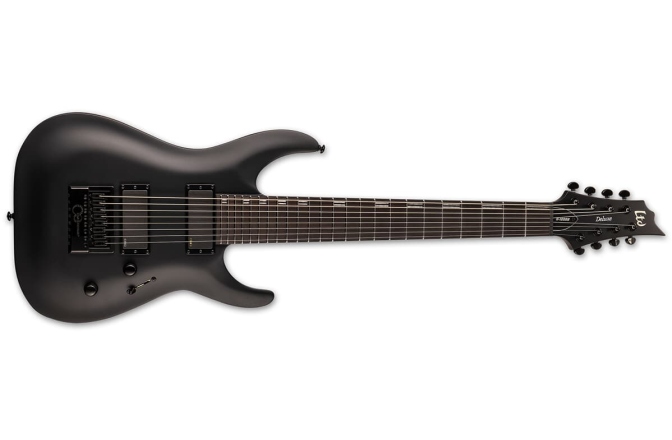 Chitară electrică cu 8 corzi LTD H-1008 Baritone Evertune BLKS