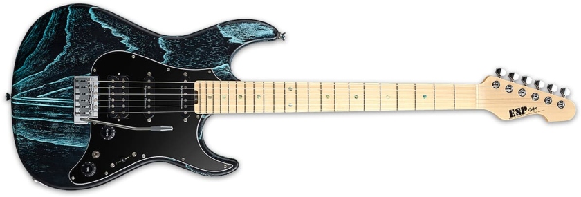 ESP SNAPPER CTM MAPLE DRIFT BLACK BLUE FILLER