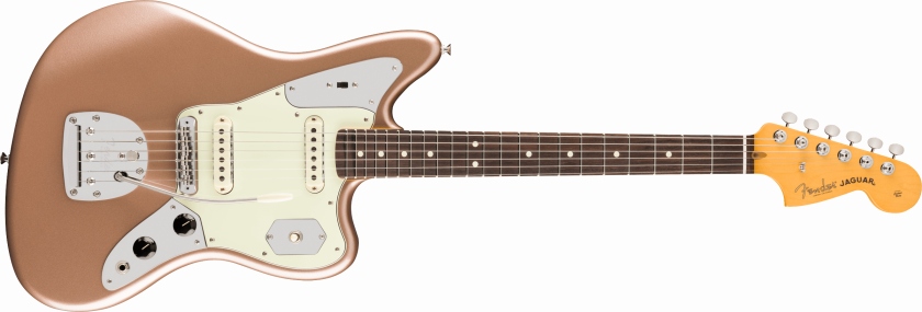 Fender American Professional Classic Jaguar RW Faded Firemist Gold