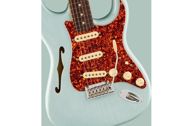 Chitară Electrică Fender Limited Edition American Professional II Stratocaster Thinline RW TL TRNS Daphne Blue