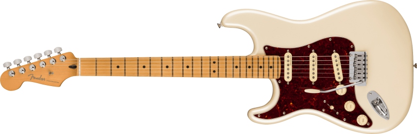 Fender Player Plus Stratocaster Left-Hand Maple Fingerboard Olympic Pearl