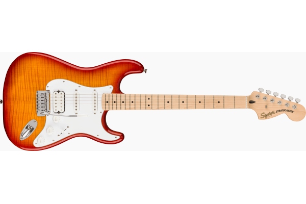 Affinity Series Stratocaster FMT HSS Maple Fingerboard White Pickguard Sienna Sunburst Affinity Series Stratocaster FMT HSS Maple Fingerboard White Pickguard Sienna Sunburst