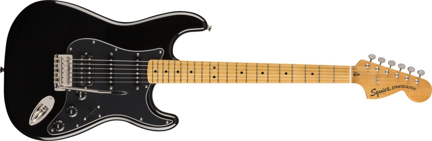 Fender Squier Classic Vibe '70s Stratocaster HSS Maple Fingerboard Black
