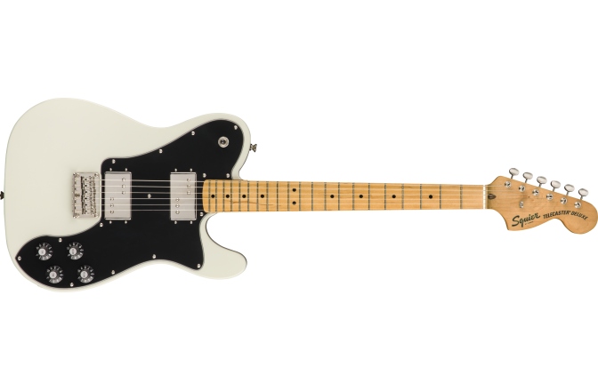 Chitară Electrică Fender Squier Classic Vibe '70s Telecaster Deluxe Maple Fingerboard Olympic White