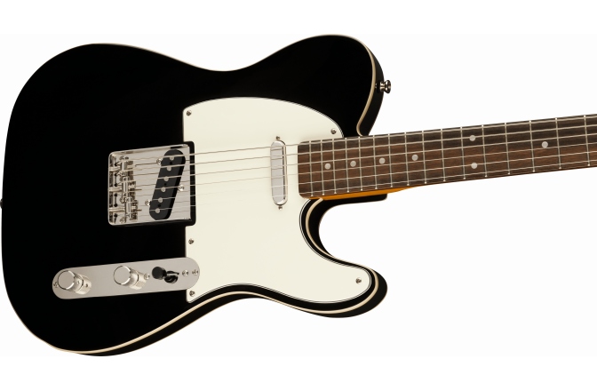Chitară Electrică Fender Squier Classic Vibe Baritone Custom Telecaster Laurel Fingerboard Parchment Pickguard Black
