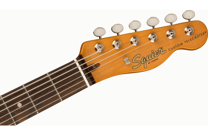 Chitară Electrică Fender Squier Classic Vibe Baritone Custom Telecaster Laurel Fingerboard Parchment Pickguard Black