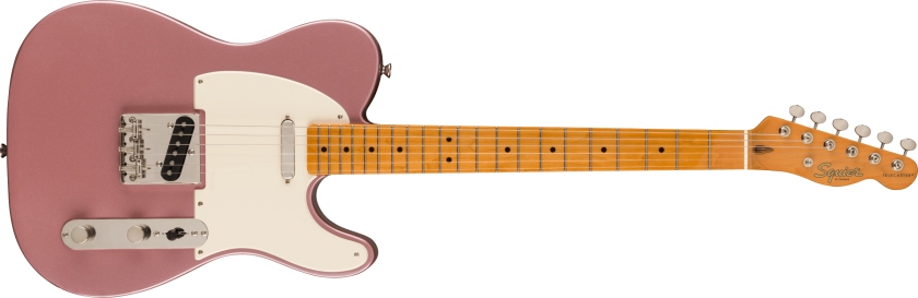 Fender Squier FSR Classic Vibe 50s Telecaster Maple Fingerboard Parchment Pickguard Burgundy Mist
