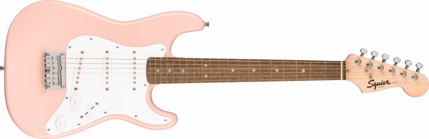 Fender Squier Mini Stratocaster Laurel Fingerboard Shell Pink