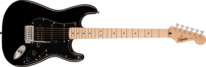 Fender Squier Sonic Strat HSS - Black