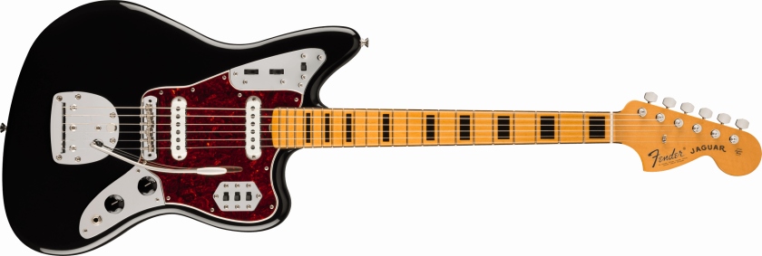 Fender Vintera II '70s Jaguar Maple Fingerboard Black