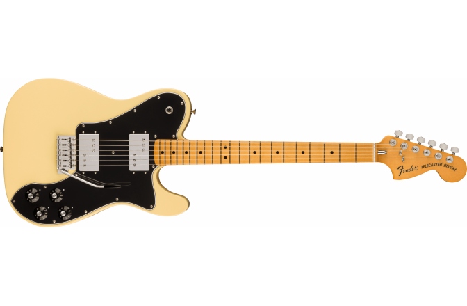 Chitară Electrică Fender Vintera II '70s Telecaster Deluxe with Tremolo Maple Fingerboard Vintage White