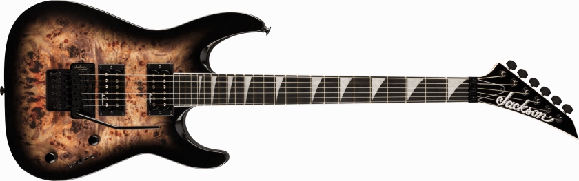Jackson JS Series Dinky JS32 DKAP Amaranth Fingerboard Transparent Black Burst