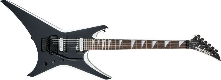 Jackson JS Series Warrior™ JS32 Amaranth Fingerboard Black with White Bevels